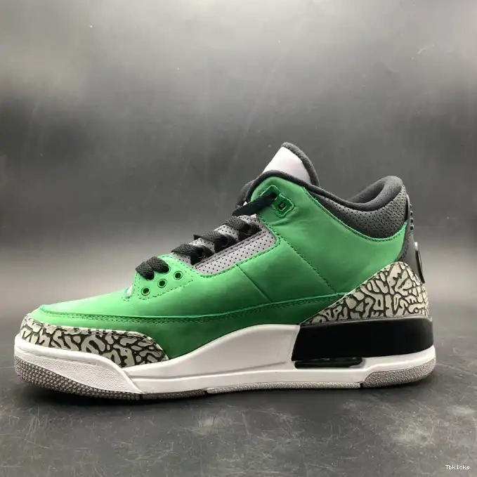 Cheap TBK Tinker Jordan 3 Ducks PE Oregon shoes Retro 867493 AJ3 Air 0607